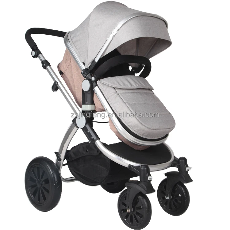 3 in 1 Combo Baby Stroller Luxury High Landscape Bebe Poussette Baby Pram Infant Stroller with Carry Cot,Car Seat Travel System