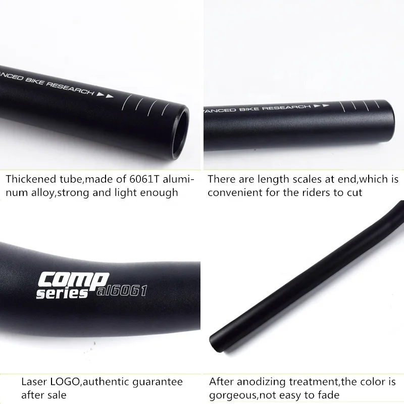 Aluminum Mountain Bike Handlebars 720 Bicycle Handlebar Riser Bar 31.8mm For Bikes