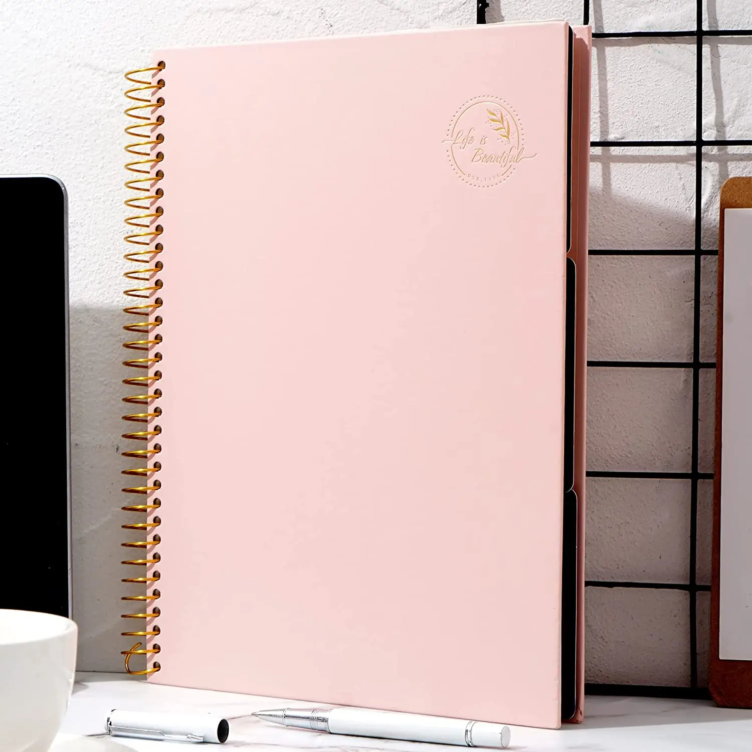 customizable printing A4 A5 Large 3 Subject Hardcover School Office Supplies Writing Journal a3 spiral notebook