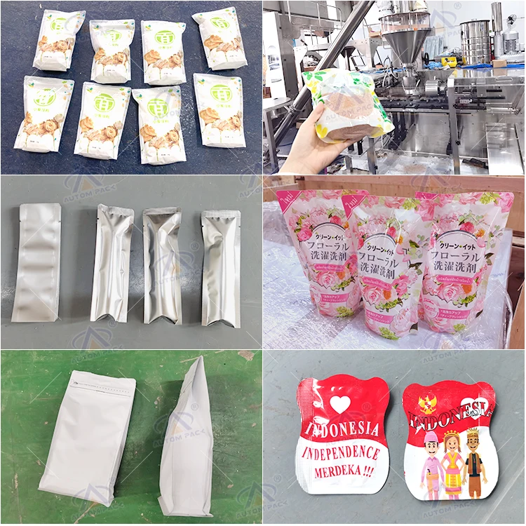 Dog Cat Pet Food Animals Feed Premade Zipper Bag Doypack Pouch Grnaular Vacuum Dried Mushroom Automatic Packing Bag Machine