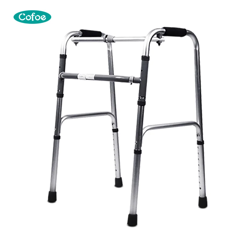 Rollator Walker Folding Aluminum Lightweight Walker Folding Elderly Walker Adult Walking Aid