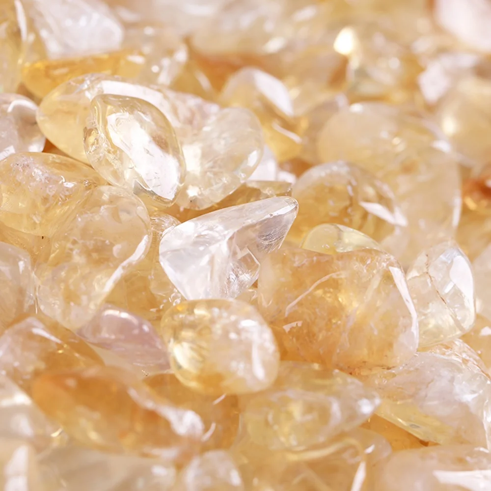 Wholesale Natural High Quality Brazilian Topaz Gravel Crystals Tumbled Stones for Healing