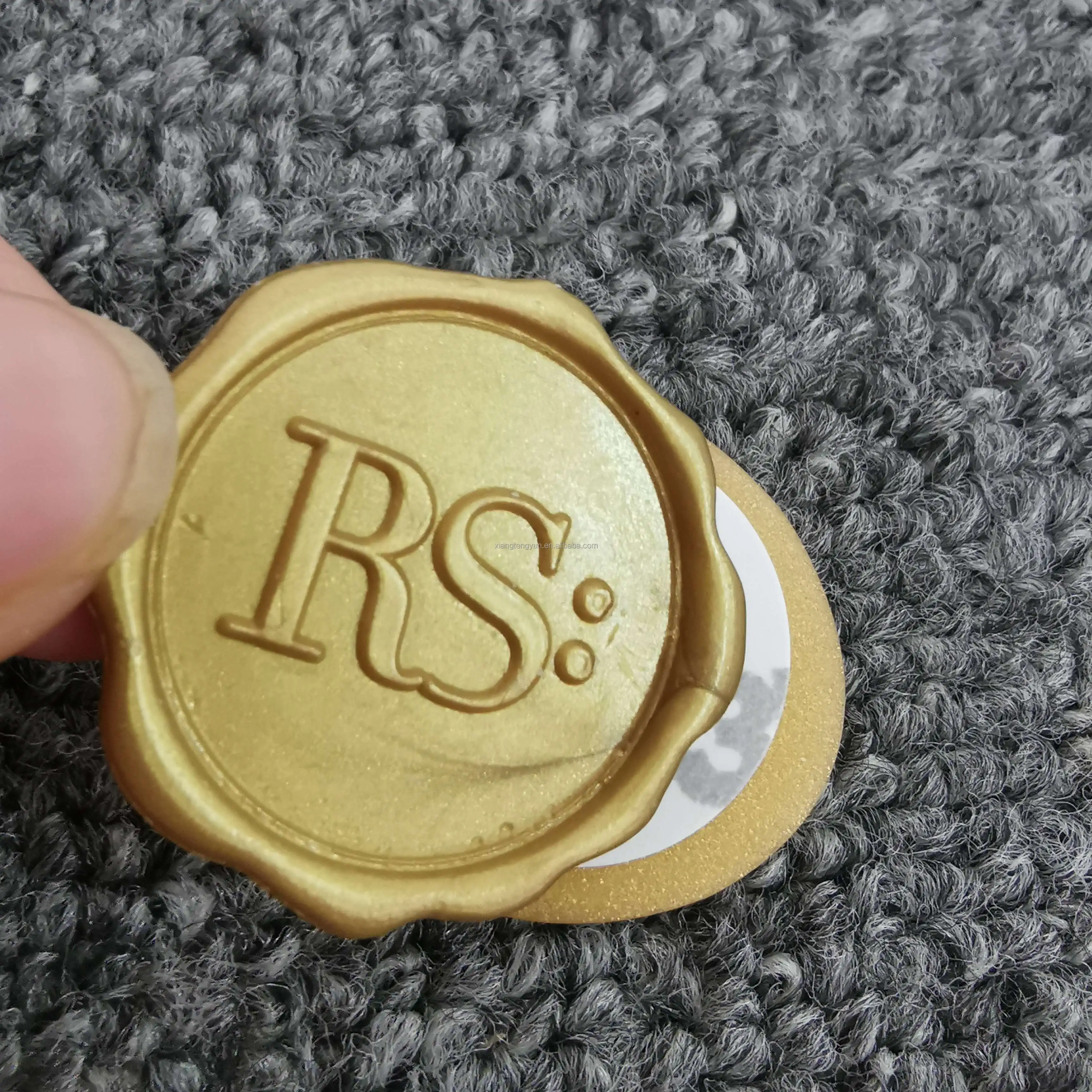 Adhesive Personalized Service Custom Made Sealing Wax Seal Stamp Stickers