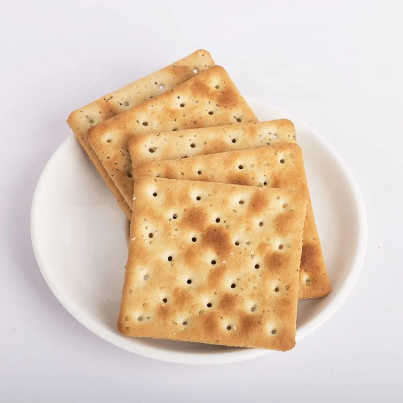 250g хрустящий кремовый крекер соленые крекеры печенье в мешок упаковки