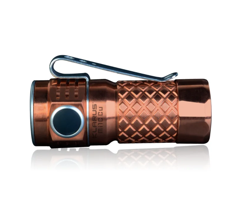 Кларус Mi1C CU XP-L HI V3 600 люмен мини фонарик 16340 литий-ионных аккумуляторов небольшой размер фонарик для ежедневного использования