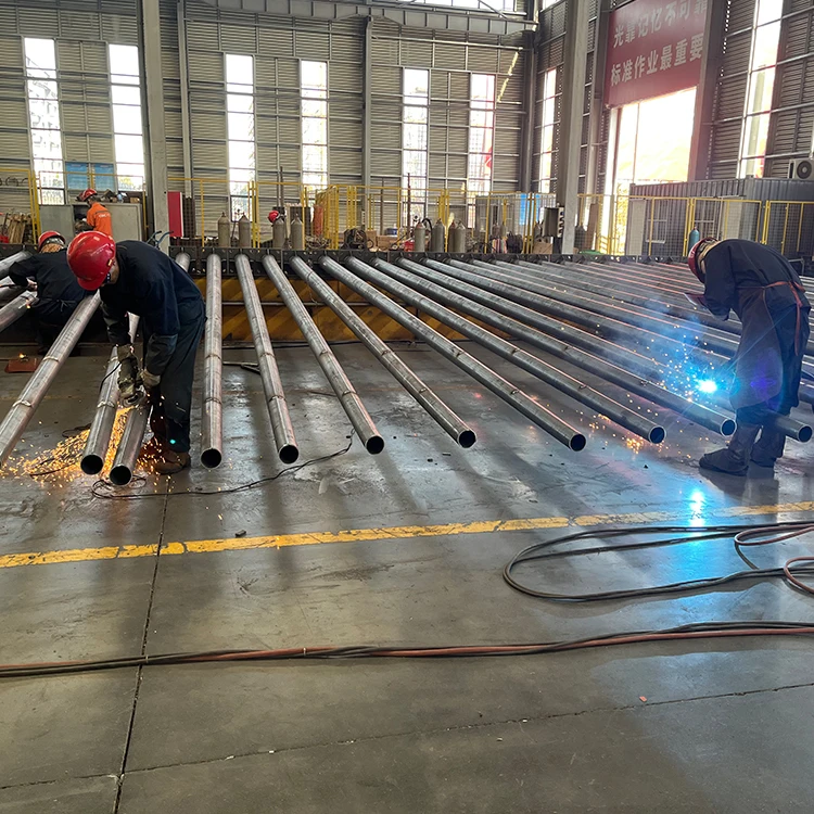 6 7 8 9 10 meter lighting poles for football stadiums Price Q235 Steel Lamp Pole post For Outdoor