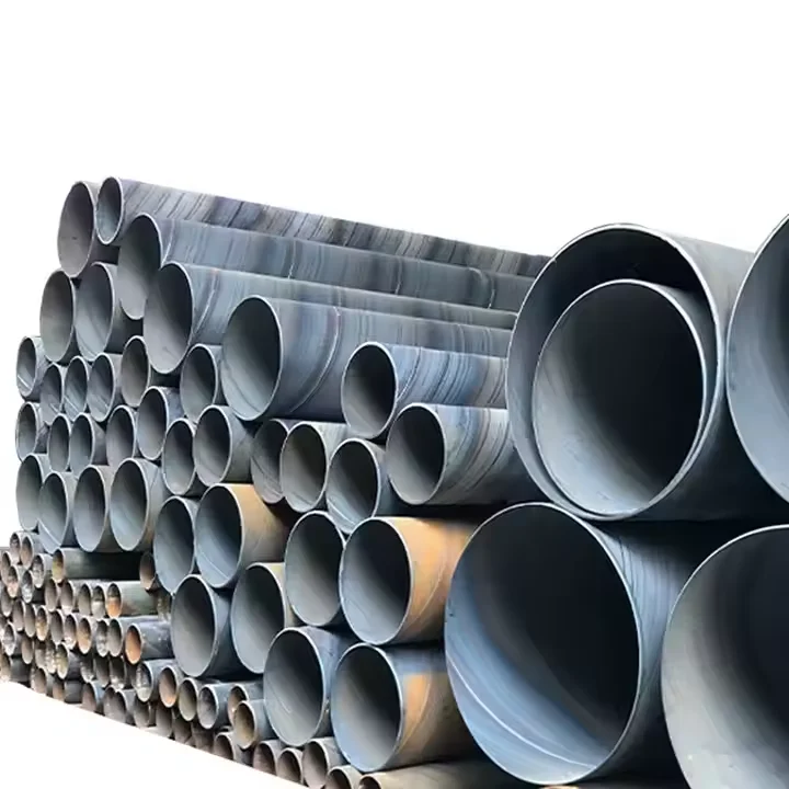 ASTM A53 A106 спиральная сварная труба из углеродистой стали API 5L Gr. X60 Нефтяной стальной трубопровод Высокая Растяжимая бесшовная котельная