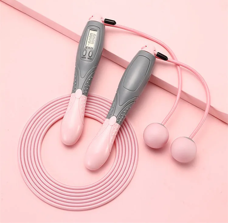 Digital Wireless Counting Fitness Sport  Indoor Outdoor Gym Fitness Weighted Counter Jumping Cordless Ropes