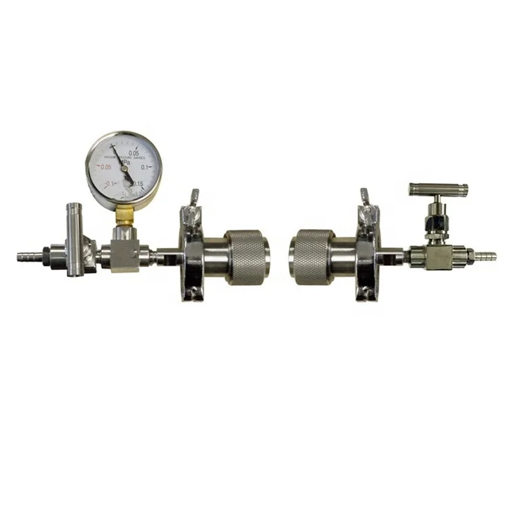 Water Cooled Vacuum Flange for Quartz Tube Furnace quick clamping flange