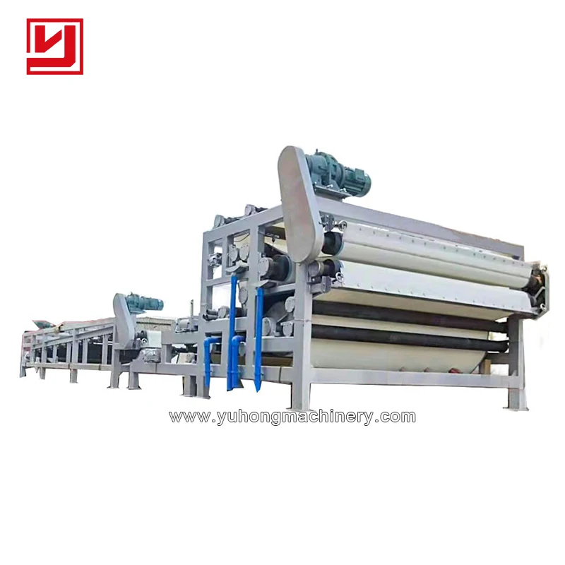 High efficiency belt type dewatering filter press from Yuhong