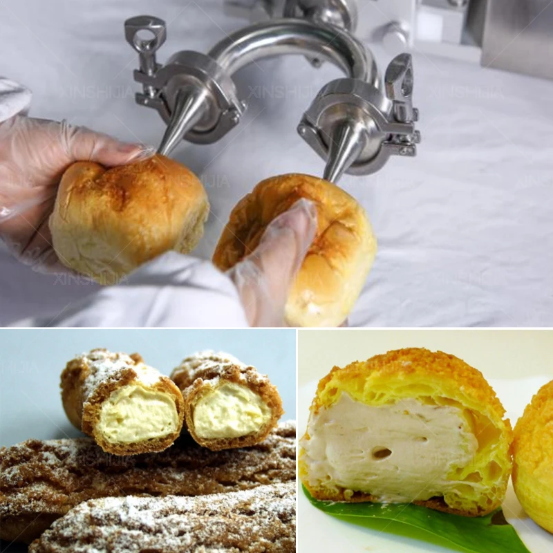 Automatic cookies croissant cupcake cake depositor icing decorating frosting machine