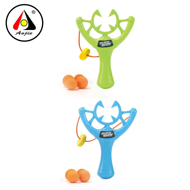 
shooting game toys for kids plastic slingshot catapult toy 