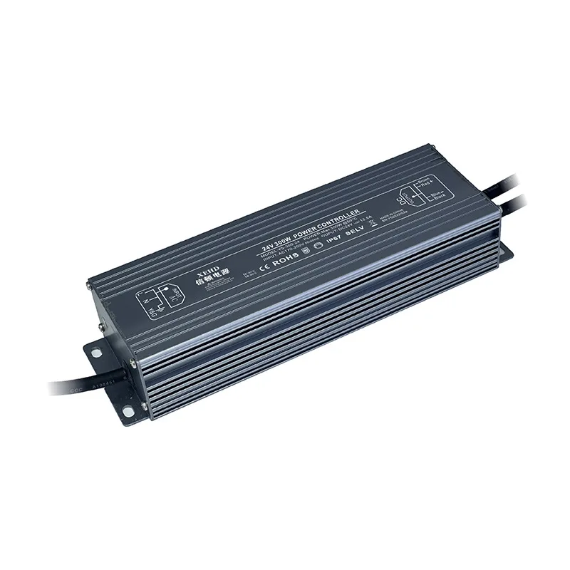 Ultra-thin design 110~250VAC input 12v 24v 60W 100W 200W 300W IP67 Waterproof led power supply/led driver