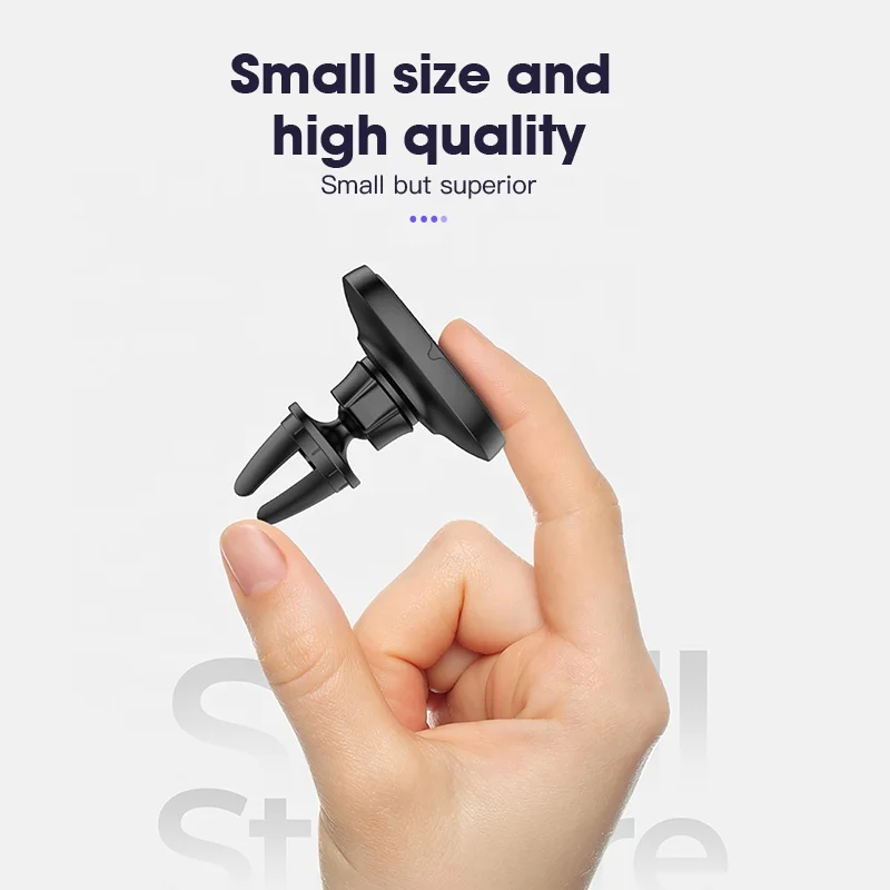 KUULAA 360 Degree Rotation 3 Types Universal Magnetic Air Vent Magnet Car Mobile Phone Holder