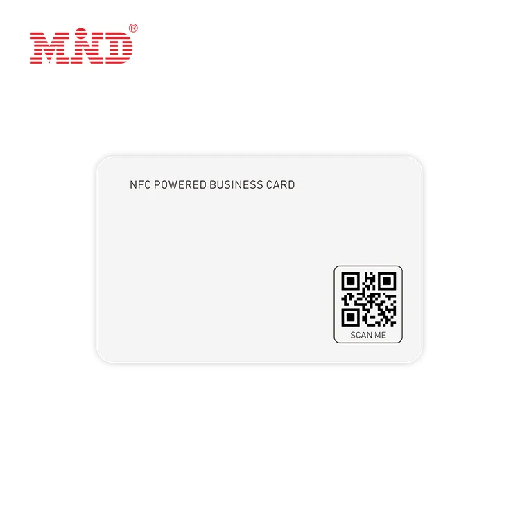 Матовая Белая NFC NTAG 215 NTAG 216, цифровая визитная карточка для социальных сетей