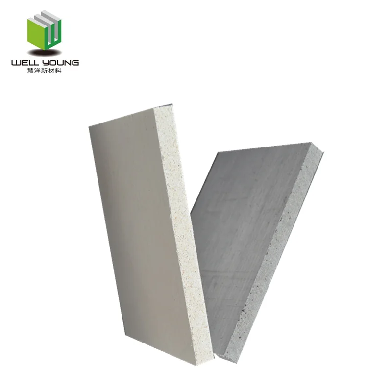 Manufacturer Manufacturers Fire Resistant Wall Board 12mm Magnesium Oxide Board For Wallhospital Supermarket
