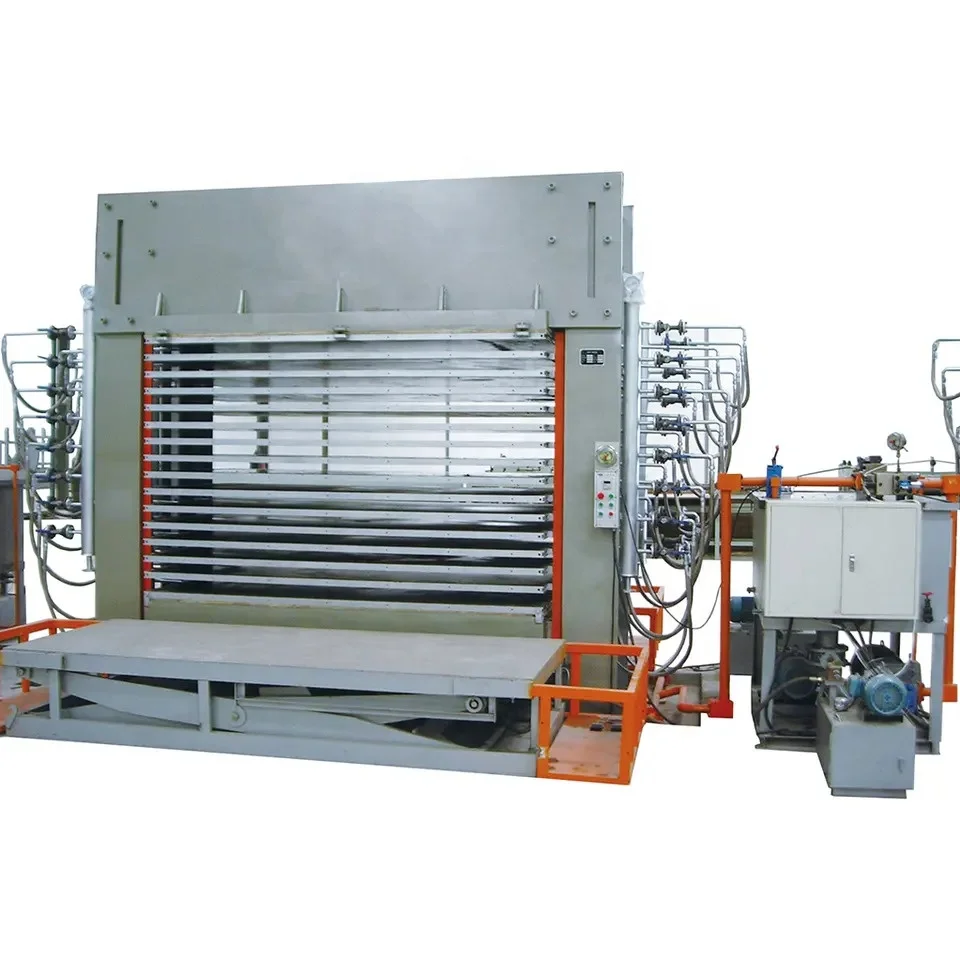 jinlun hot sale plywood hot press 15 layers machine