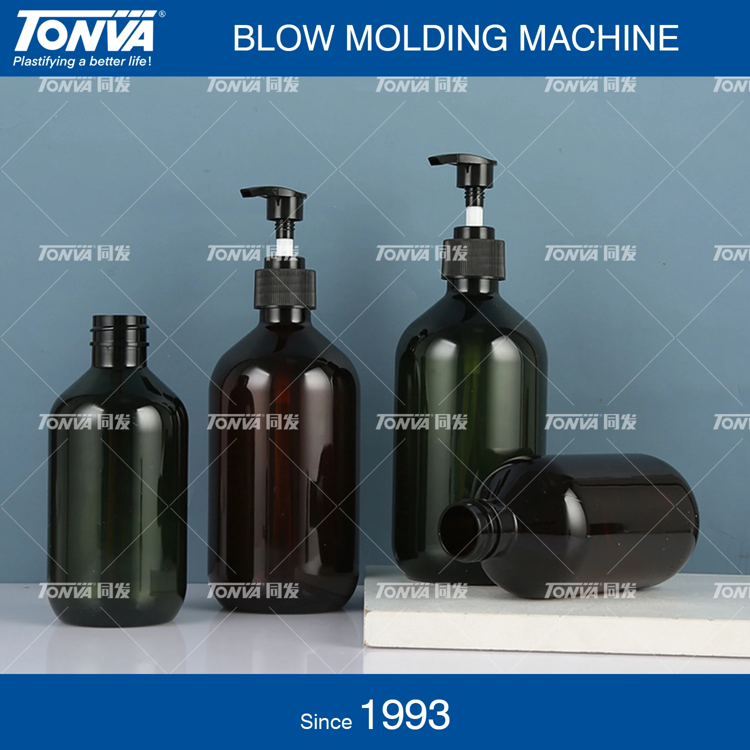 500ml 1000ml PET Shampoo Plastic Bottle Blow Molding Making Machine