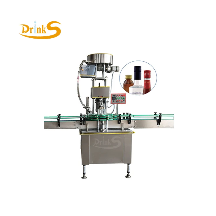 High Speed Rotary Glass Bottle ROPP Aluminium Cover Auto Capping Machine