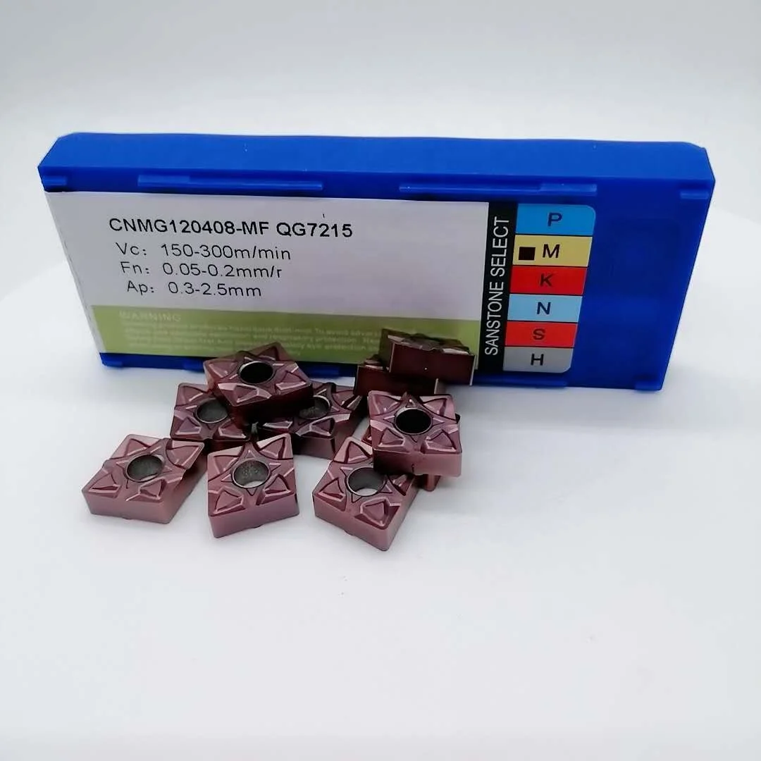 Вставки из карбида вольфрама CNMG120408 для обработки нержавеющей стали