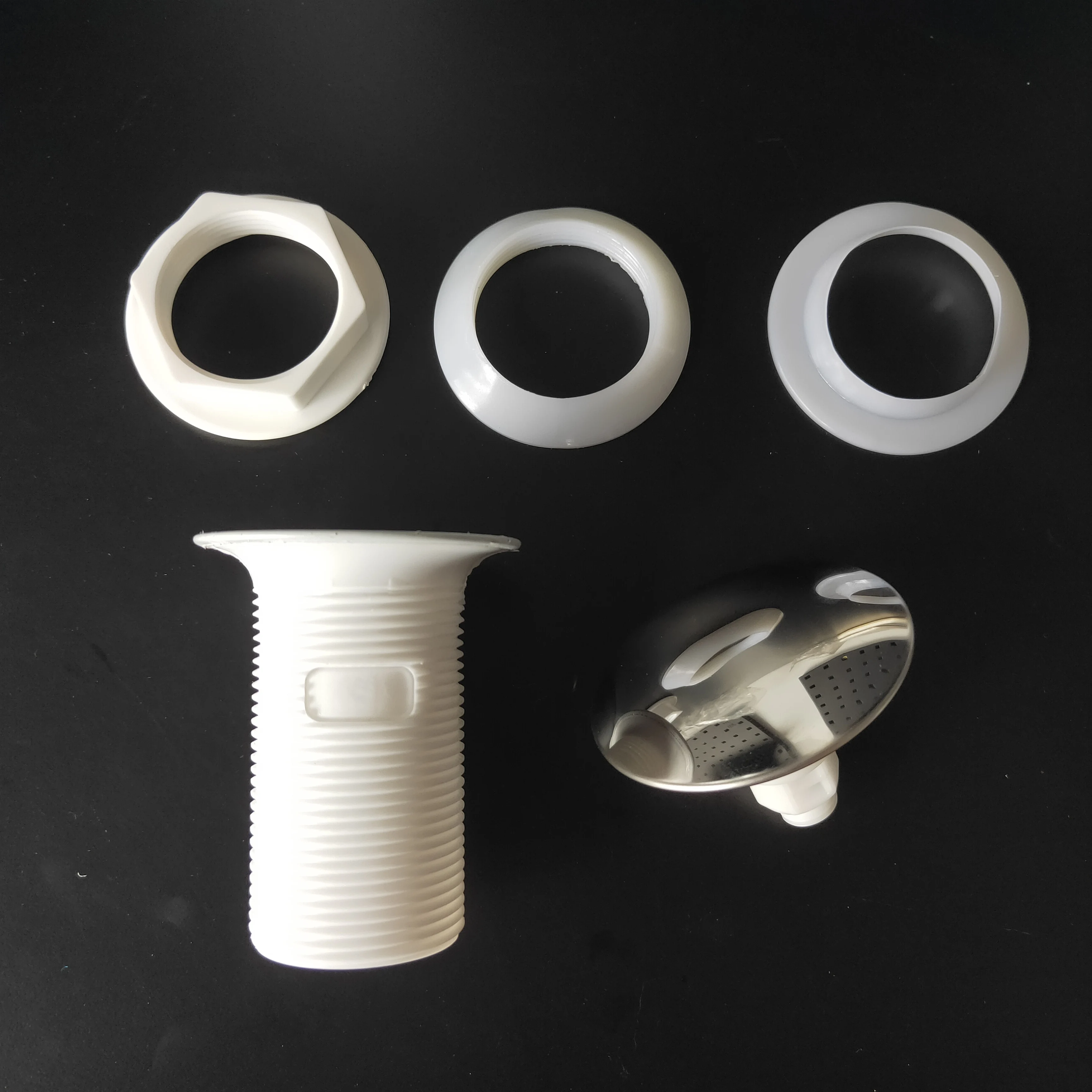 2023 New Product Plastic Basin Sink Pop Up Waste High Quality Drainer Hair Catcher Bathroom