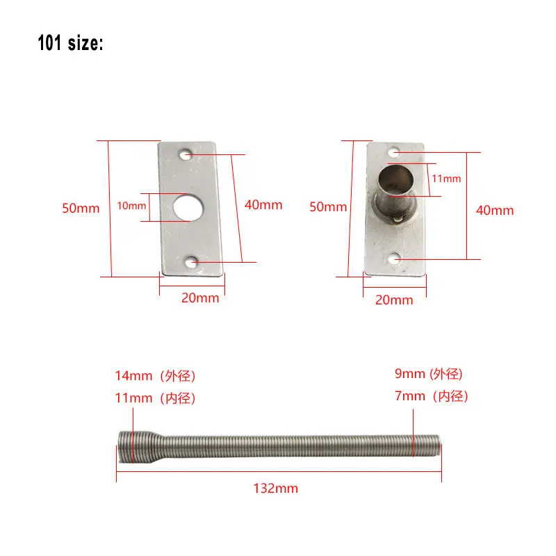 VIANS small size Electric Exposed Mounting Protection Wire Pipe tube Cable Crossing Device Power Transfer Door Loops