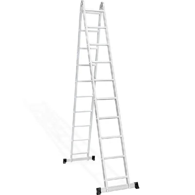 Two Hinge Aluminum Multipurpose Ladder
