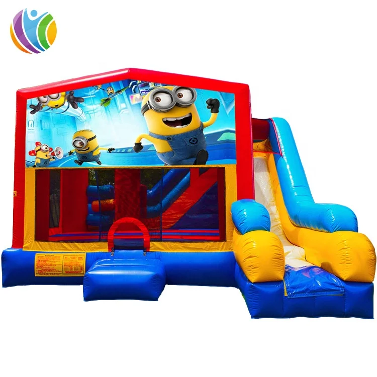 
Hot sale inflatable castle slide combo, banners customized bouncy castle slide, inflatable castle with slide for sale 