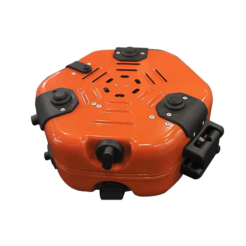 Outdoor Double Burner Camping Stove System Compact Backpacking Cooking Ware Folding Gas Stove