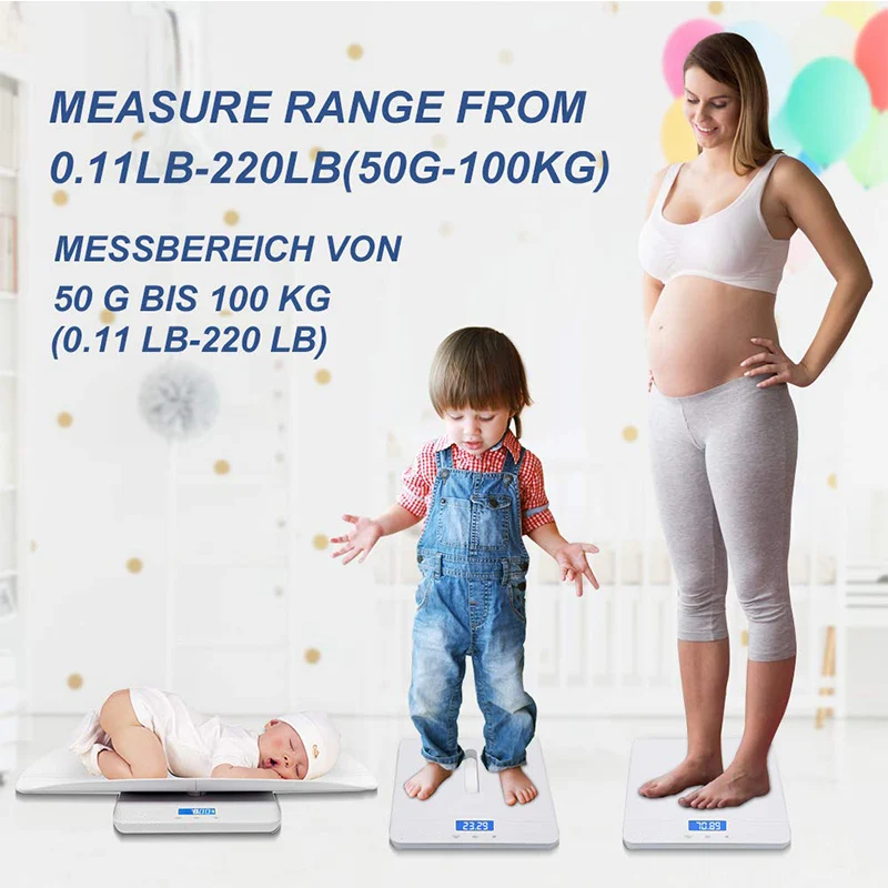 J&R China Manufacturers OEM Supply Electronic Smart Toddler Pet Infant Mother and Baby Weighing Scale for Newborn