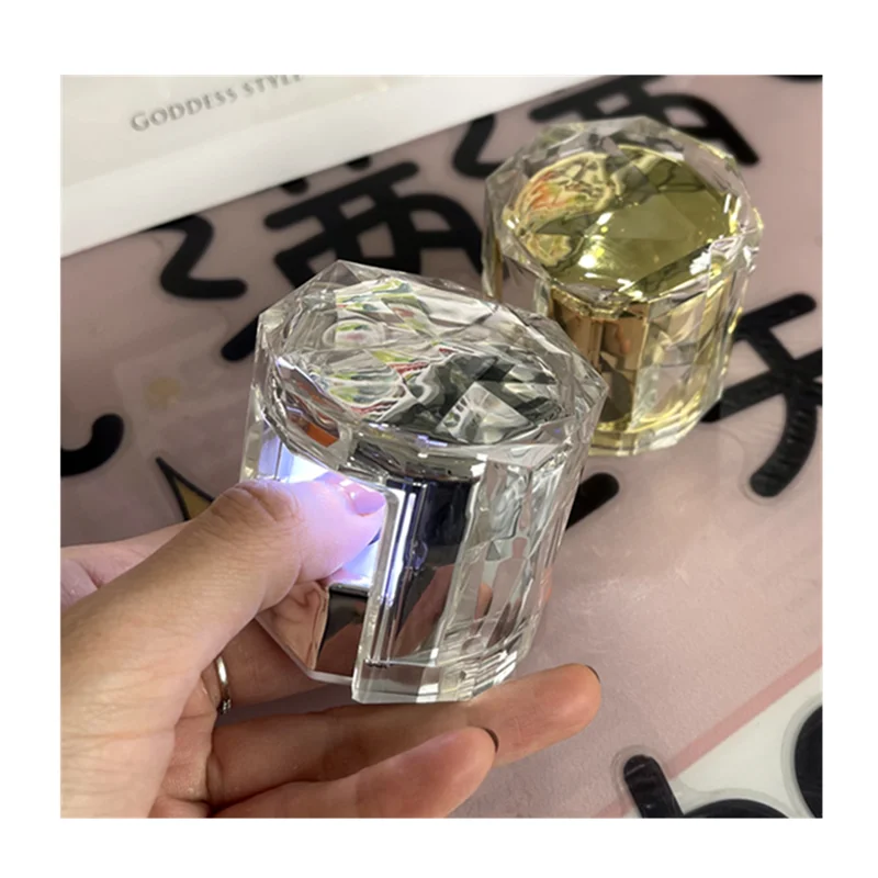 Acrylic Nail Kit With Gel Lamp Dryer Full Manicure Set Battery Rechargeable Portable 12W Mini Nail Fast Dryer Uv Led Usb Lamp