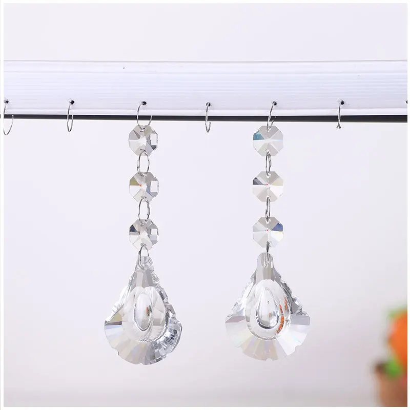 CH Crystal Prisms Crystal Glass Ball with Hole for Sun Catcher Chandelier Hanger 4cm