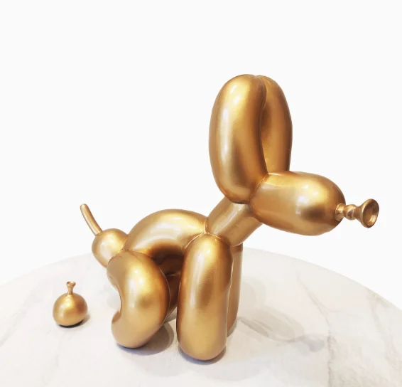 Оптовая продажа домашний декор художественная скульптура JeffKoons статуэтка собачьей кашки
