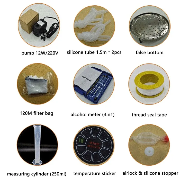 35L distiller home alcohol distiller small whiskey distillation equipment