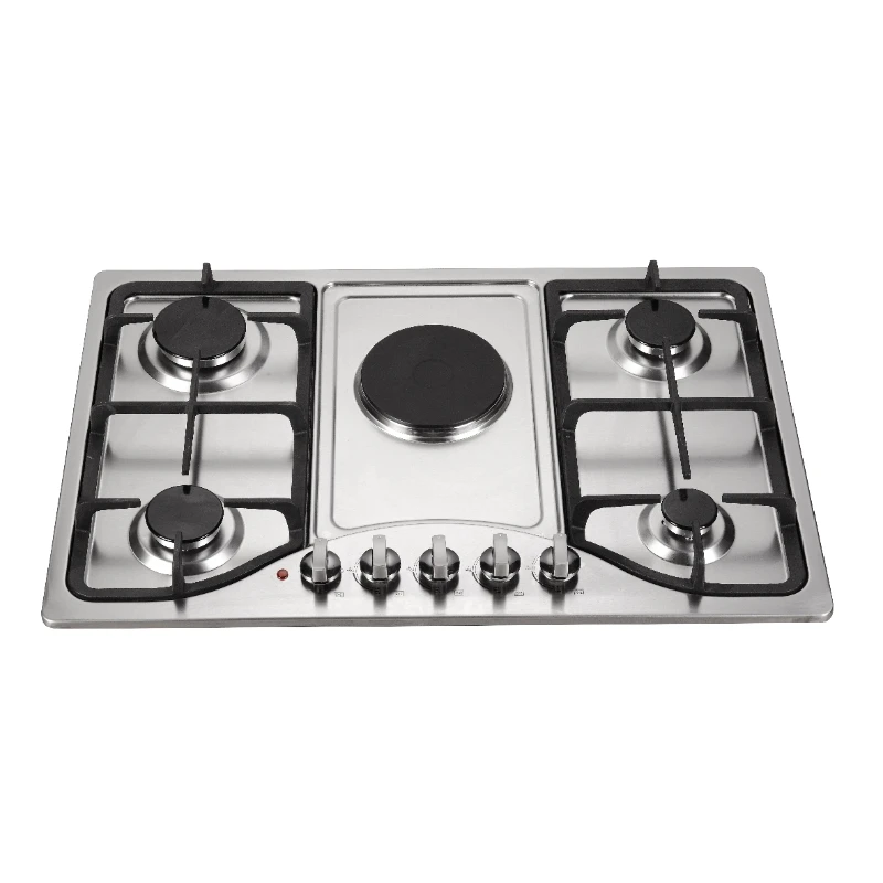 General Purpose Multifunction High Efficiency Stainless Steel Electric And Gas Hob