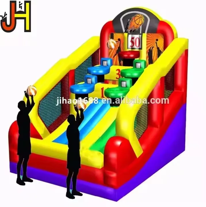 Cheap Inflatable Basketball Hoop Game Carnival Inflatable Sport game Double Hoop Inflatable Basketball Game For Sale