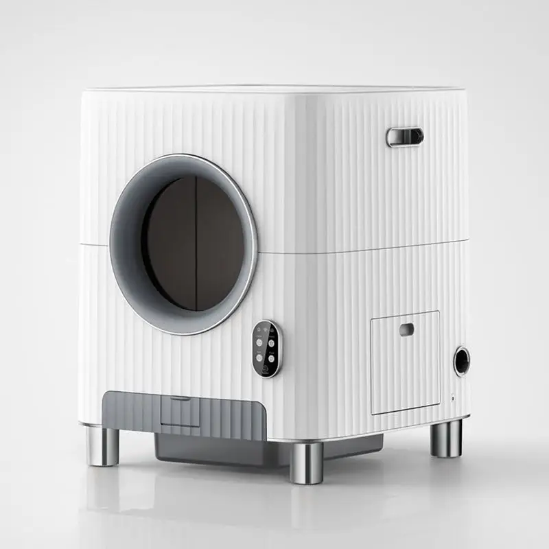 New hot selling large clean and deodorizing fully automatic cat litter box With APP self cleaning cat litter box