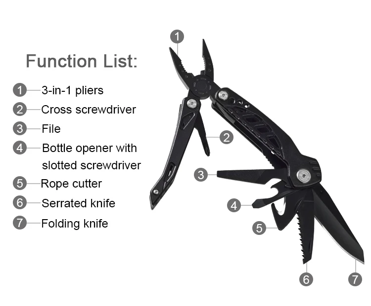
Professional Manual Multi Tool Multi Functional Combination Tool Hand Tool with Plier 
