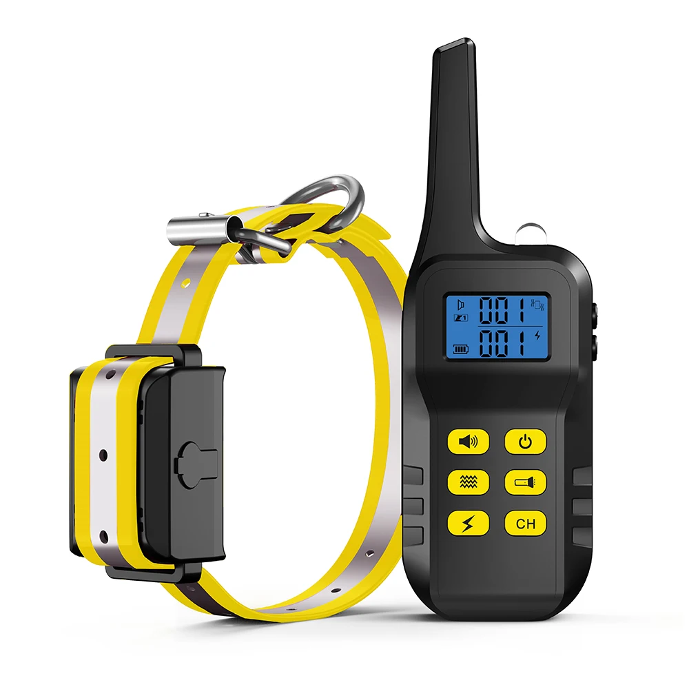 T720 Amazon Top Seller remote range 1000 meters vibration waterproof rechargeable Shock dog training collar