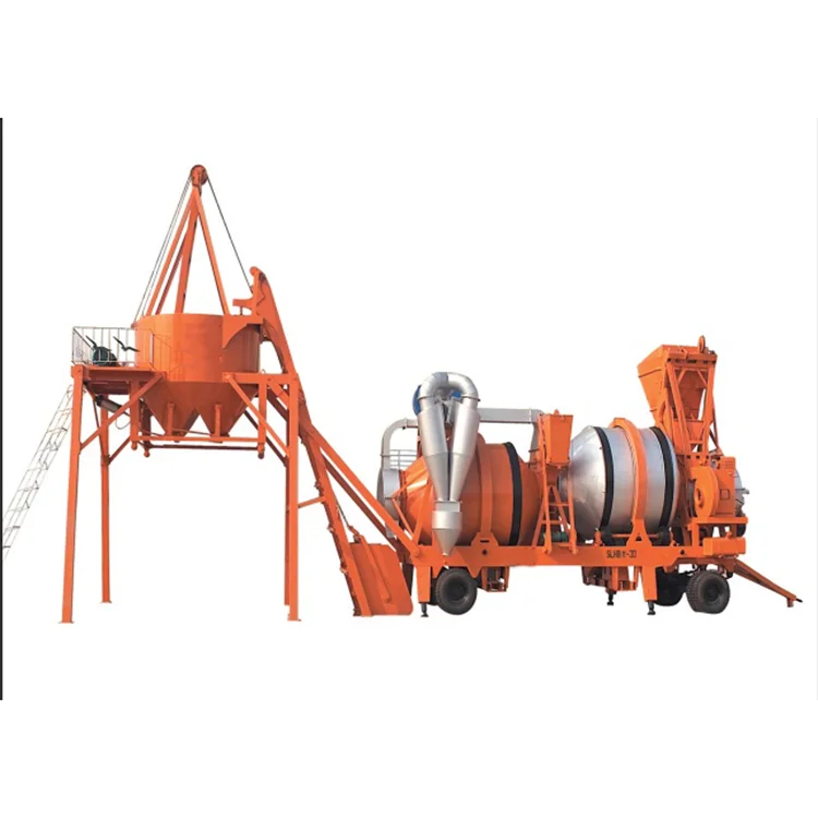 Easy Transportation Hot Mix Plant Mobile Batch Mix Asphalt Plant