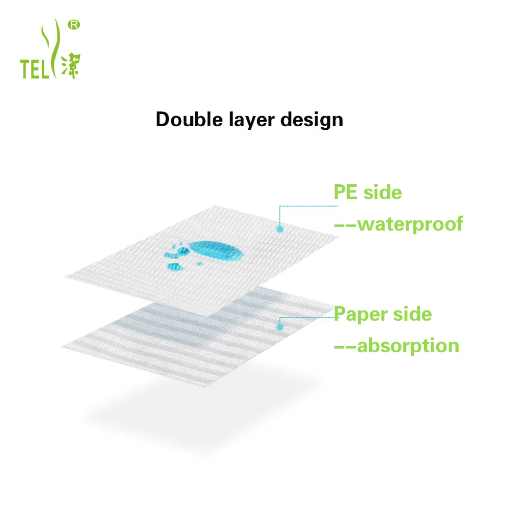 Waterproof PE Back Paper Disposable Toilet Seat Cover