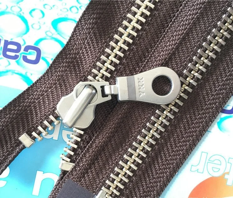 5 # молния из розового золота для сумок/полированная металлическая молния/металлическая молния