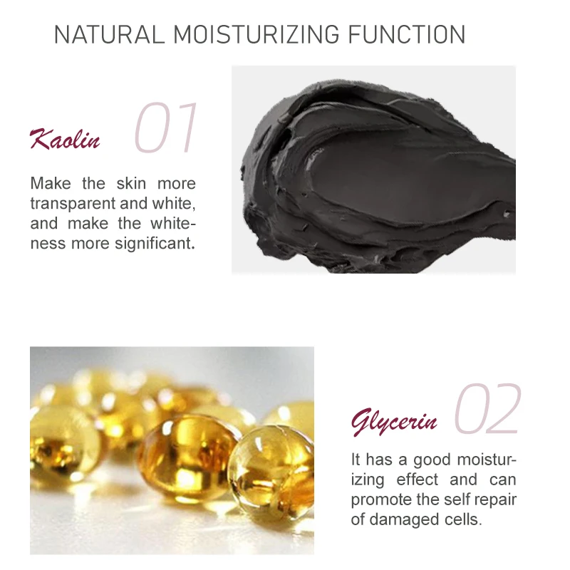 Private Label Custom Logo Mud Clay Face Mask Whitening Skin Care Extract Vitamin C Bright Mud Facial Mask