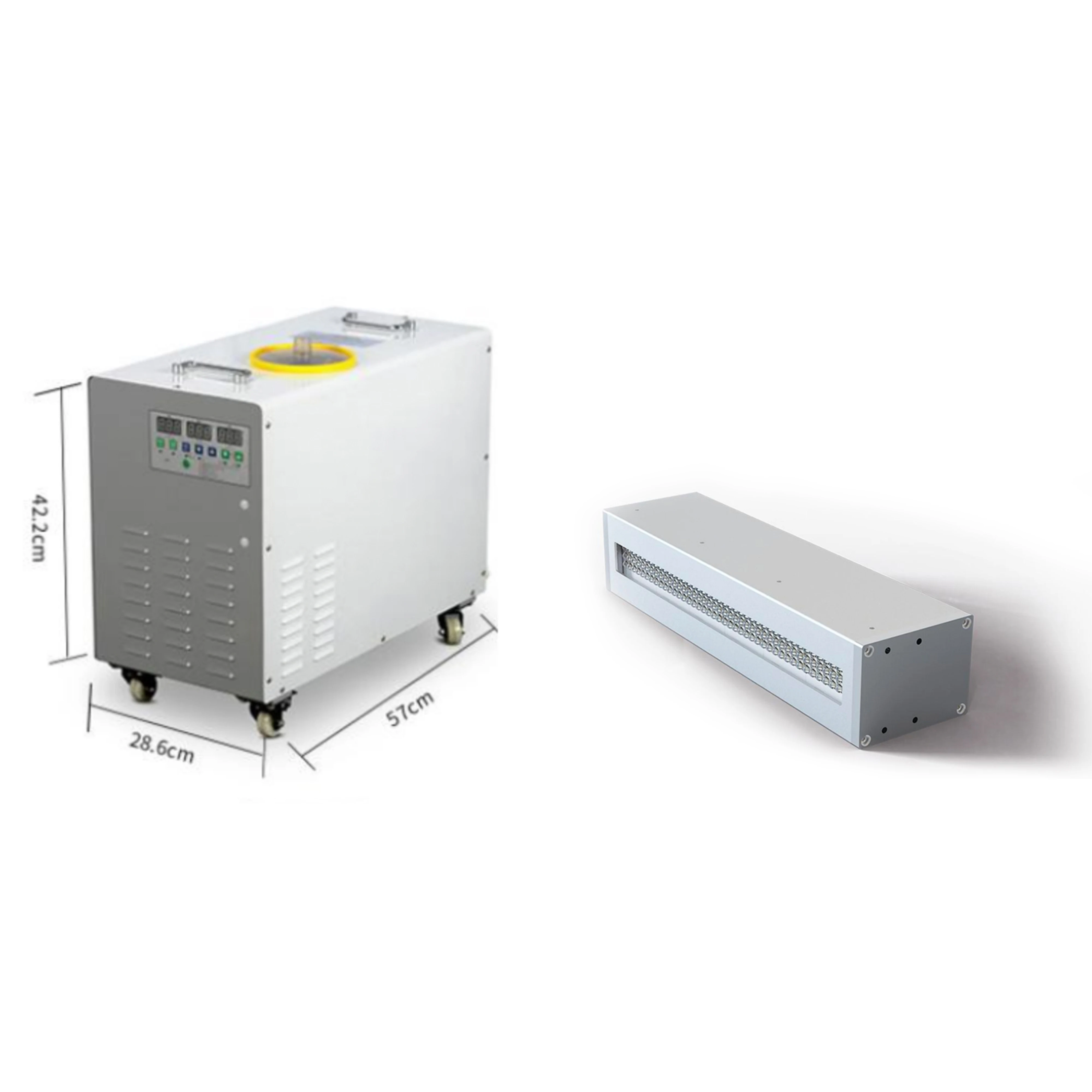 High Power UV LED Curing Lamps System for UV Ink Curing 395nm Flexo Offset Printing Water Cooling