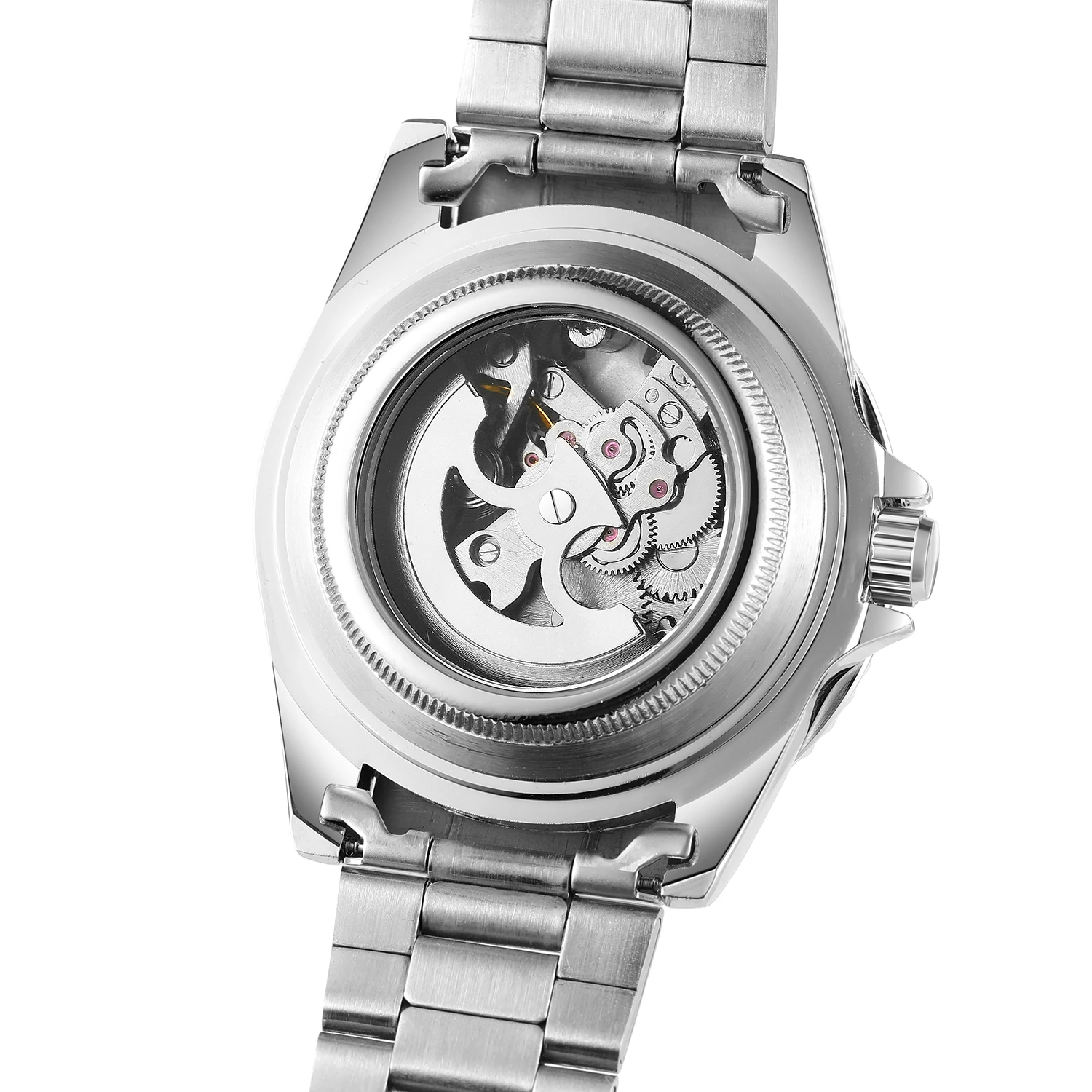 WINNER 8287 Trending  Man Mechanism Watch Costume Stainless Steel Band Hollow Out Automatic in Stock Business Hand Watch