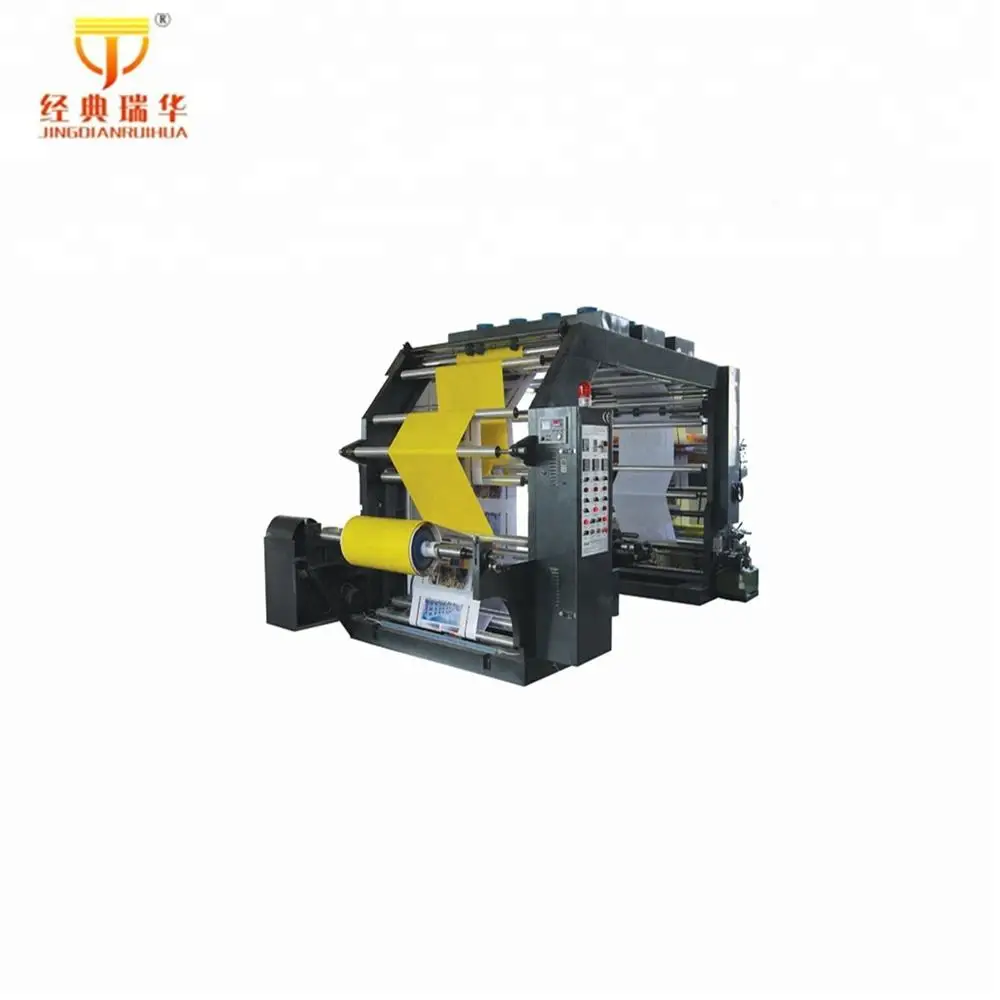 CE High Accuracy Flexo Printing One Color Label Paper Printer Flexographic Printers Machine
