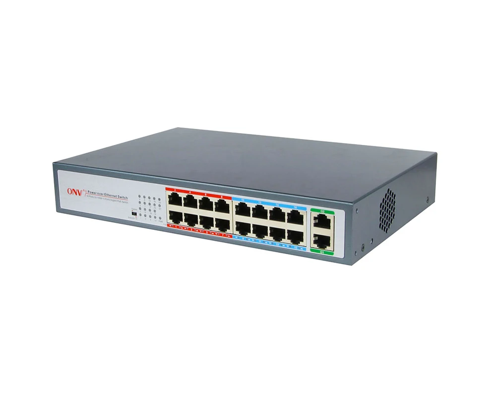 Системы видеонаблюдения 16 портов Gigabit Uplink ethernet poe сетевой