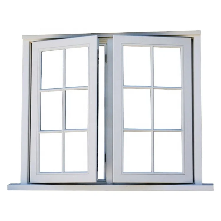 Aluminum sliding windows with stainless steel mosquito net big glass french aluminum swing windows