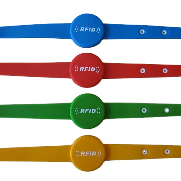 Programmable Waterproof Chip NFC RFID 125khz 13.56mhz UHF Silicone Wristband
