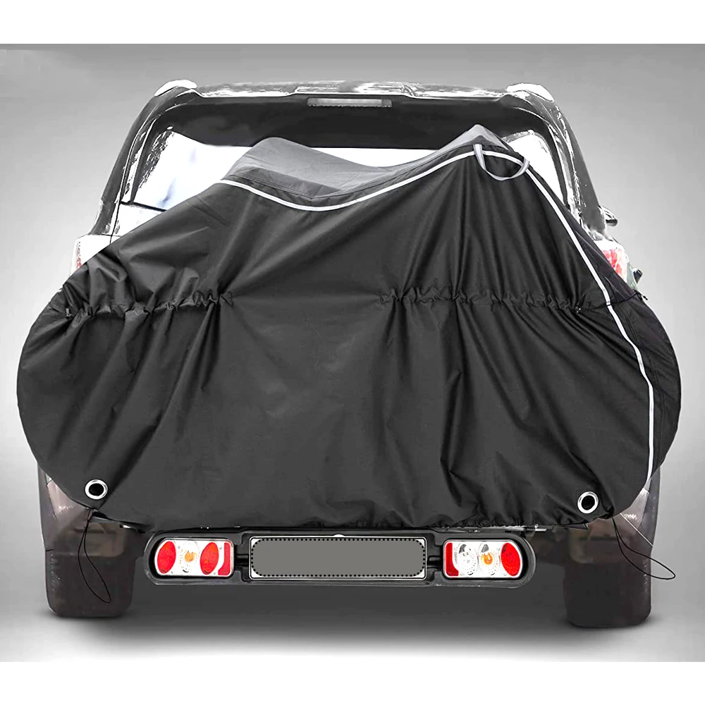 Tear Resistant Strong Gien Check Oxford Bicycle Cover Waterproof with Reflective Handle